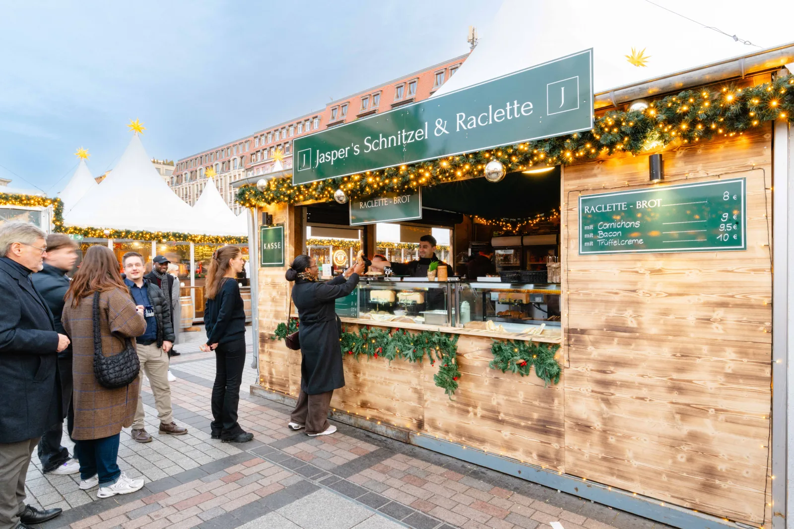Jasper’s Schnitzel- und Raclette-Stand am Gendarmenmarkt